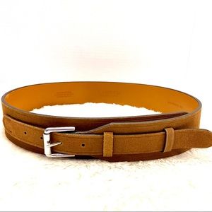 LAUREN RALPH LAUREN Suede Leather Corset Belt